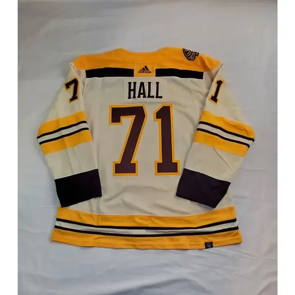 Adidas Size 56 Boston Bruins Hockey Jersey Taylor Hall Centennial IM8286 Caj8